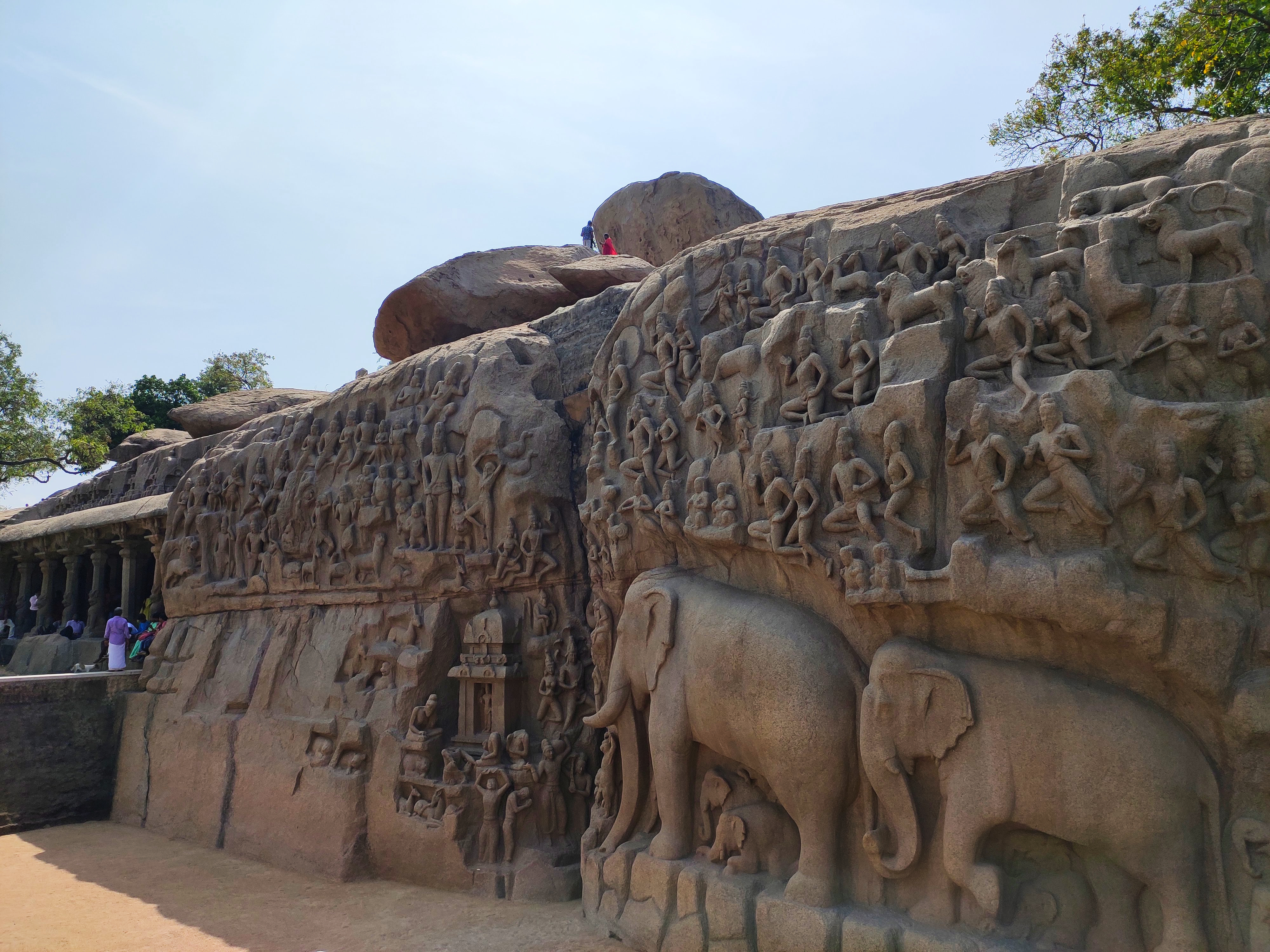 Arjuna's Penance in Mahabalipuram (Mamallapuram)